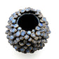 Lotus Pollens - Porcelain Ceramic Vase - Blue Effect - 5 x 5 x 4.8 in - Mellow Monkey