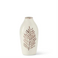 Cream and Brown Speckled Fern Leaf Vase - Mellow Monkey