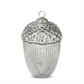 Silver Mercury Glass Acorn Shaped Container - Mellow Monkey