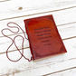 Hardships Often Prepare Ordinary People For An Extraordinary Destiny - Handmade Leather Journal