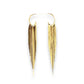 Elegant Gold Plated Fluid Multi Chain Earrings - 3 1/2-in - Mellow Monkey