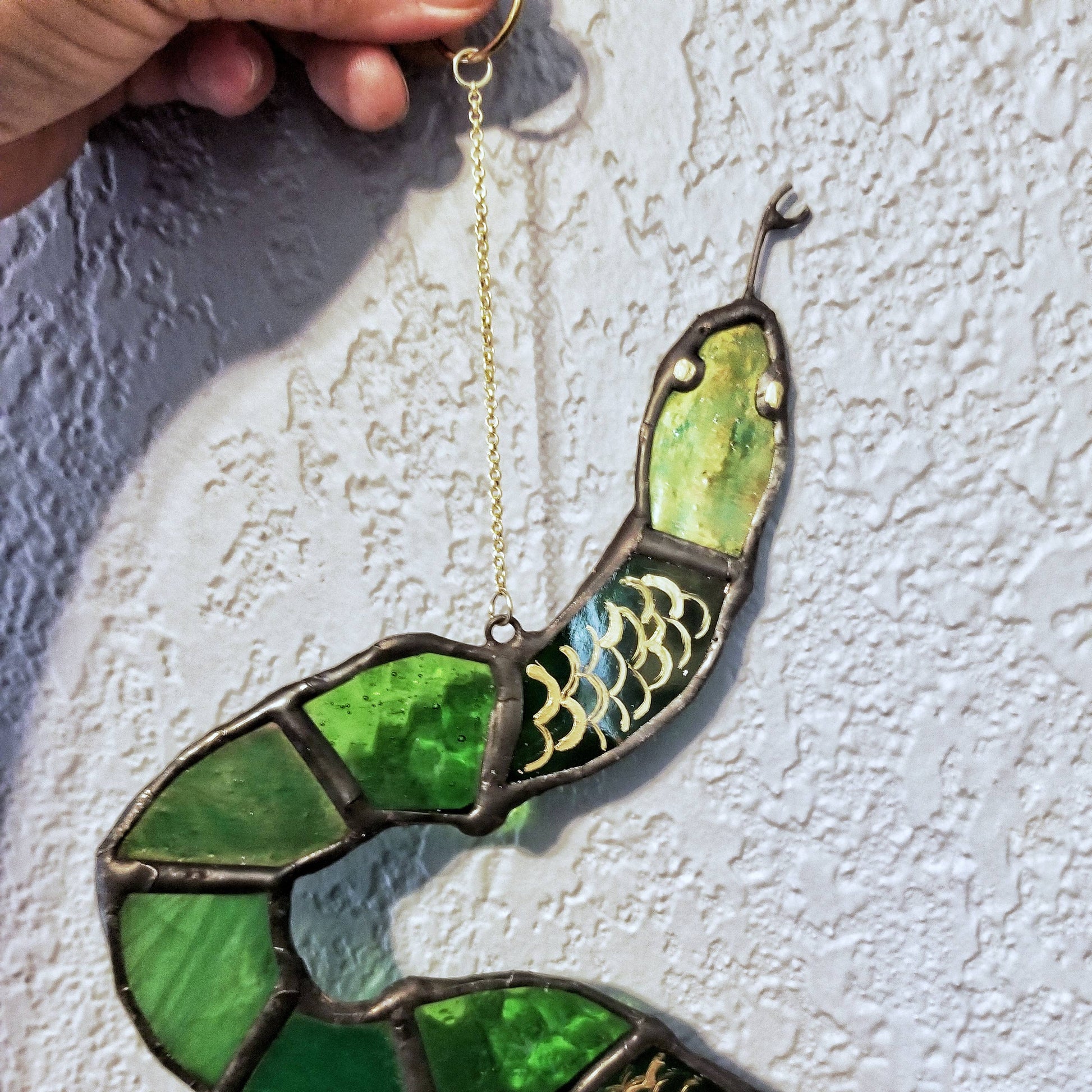 Stained Glass Suncatcher - Snake - Mellow Monkey