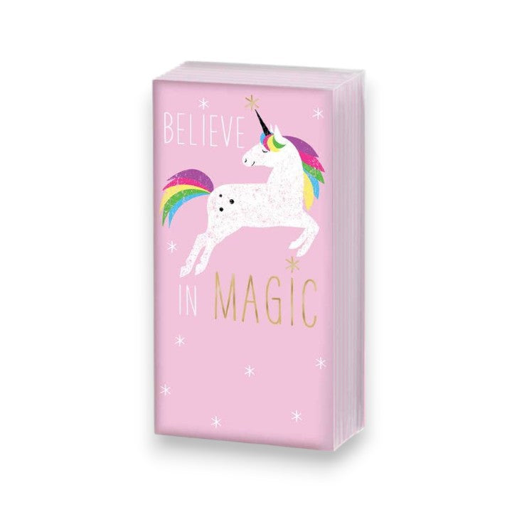 Sniff- Pink Unicorn Travel Tissues - 10-ct - Mellow Monkey