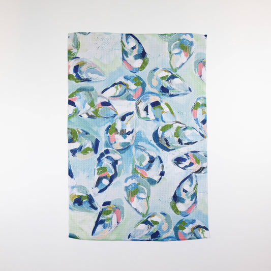 Gulf Cluster Microfiber Tea Towel - Kim Hovell Art - Mellow Monkey