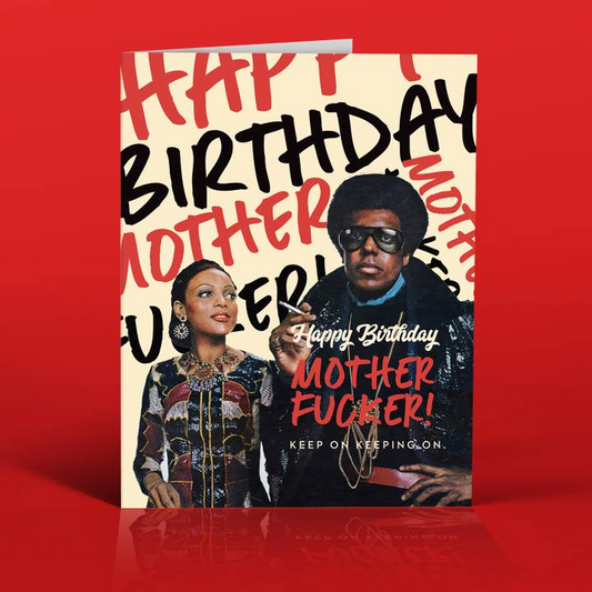 Happy Birthday Motherfucker - Birthday Greeting Card - Mellow Monkey