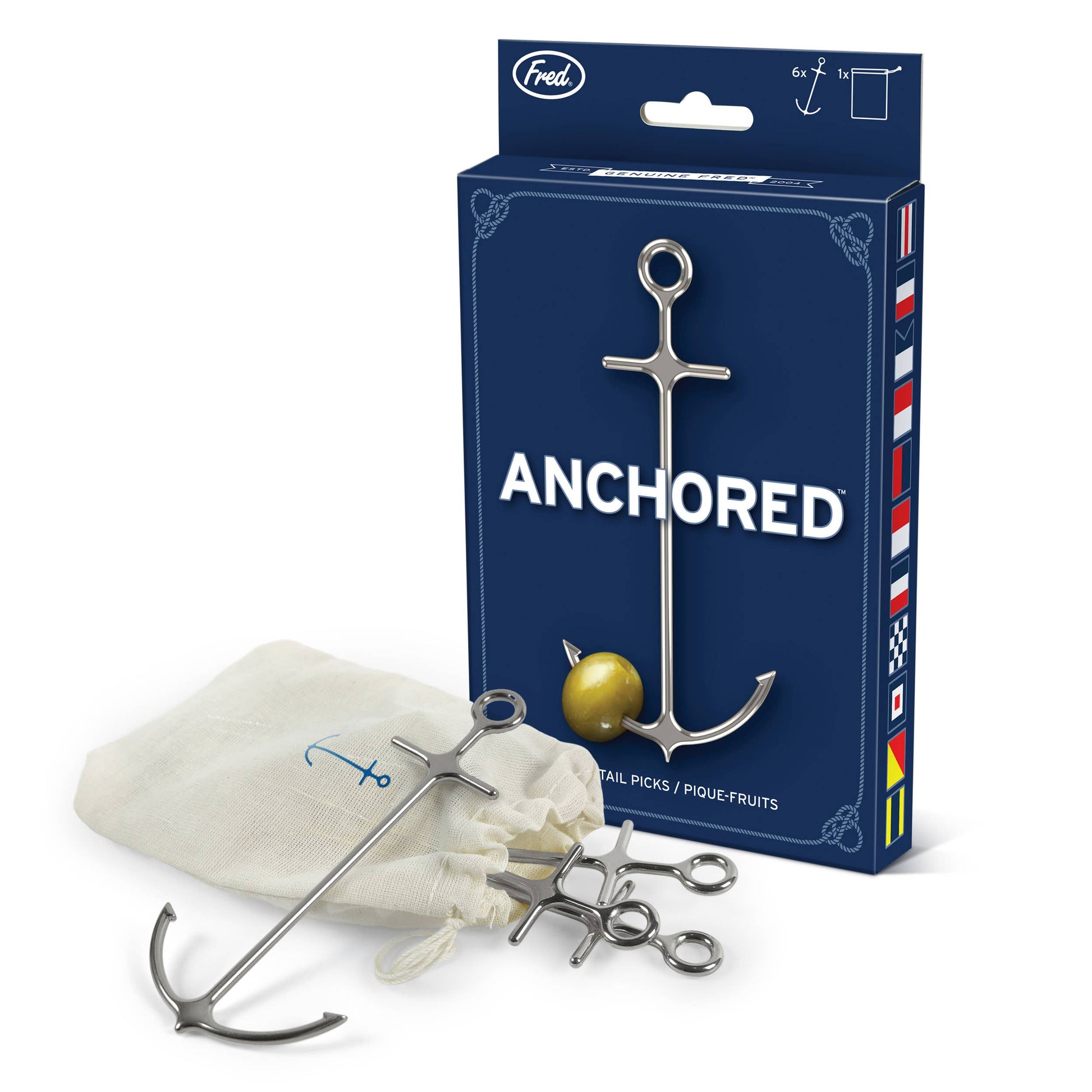 Anchor Cocktail Picks - Set of 6 - Mellow Monkey