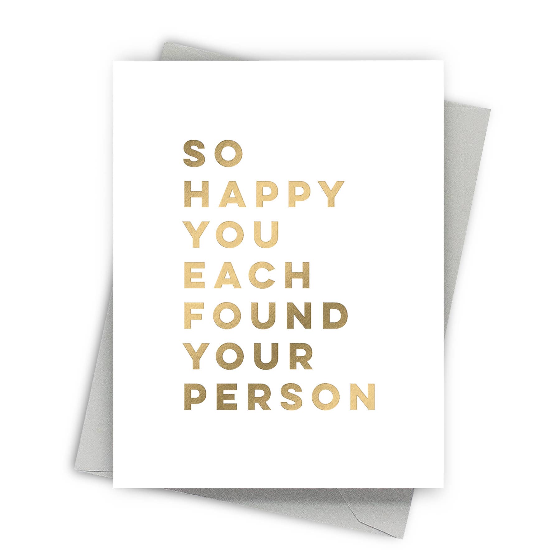So Happy You Each Found Your Person Wedding Card - Mellow Monkey