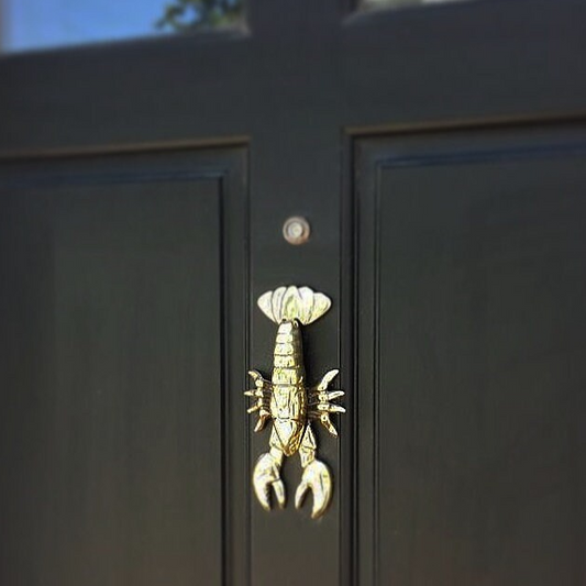 Lobster Door Knocker - Brass - Mellow Monkey