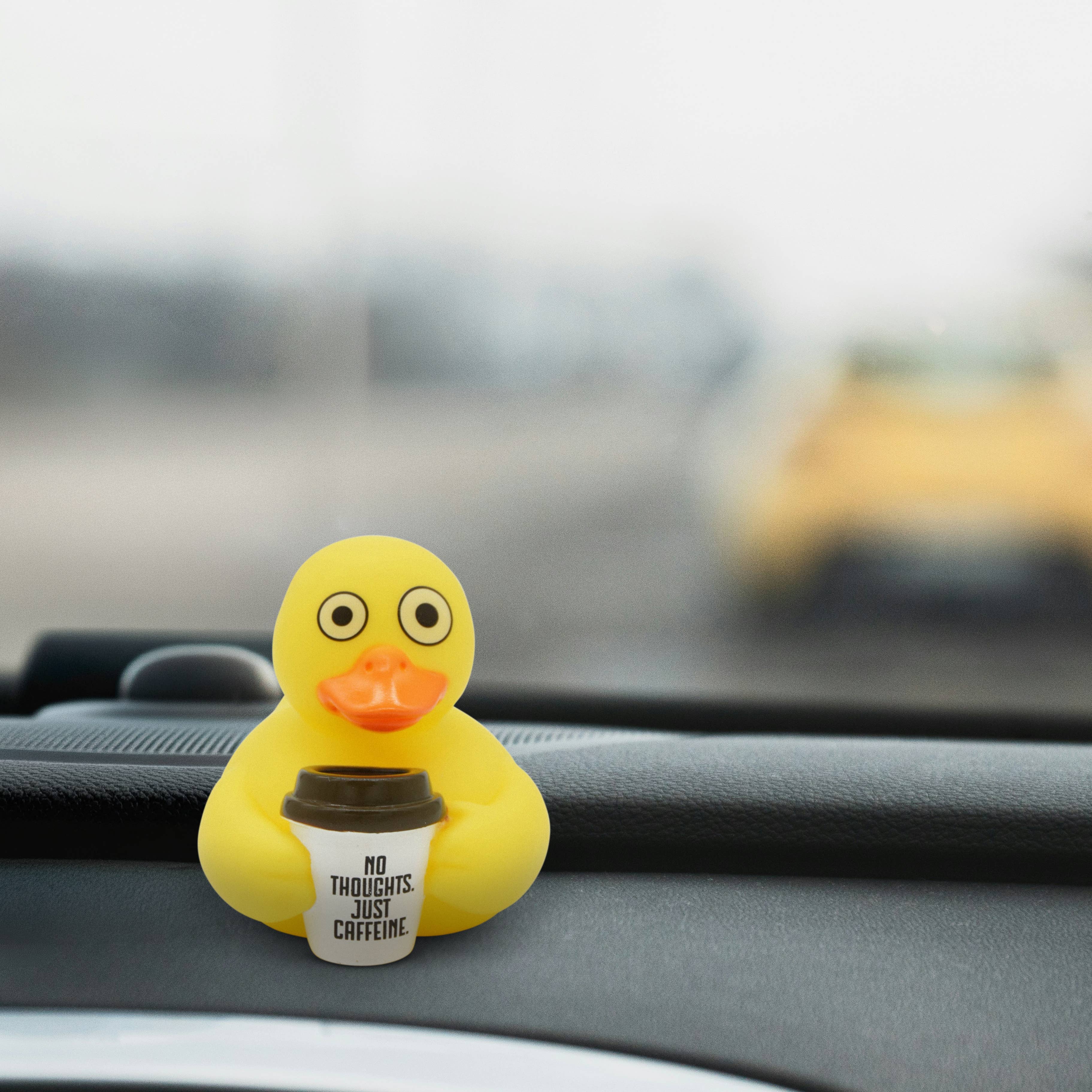 No Thoughts. Just Caffeine” Rubber Duck – Mellow Monkey