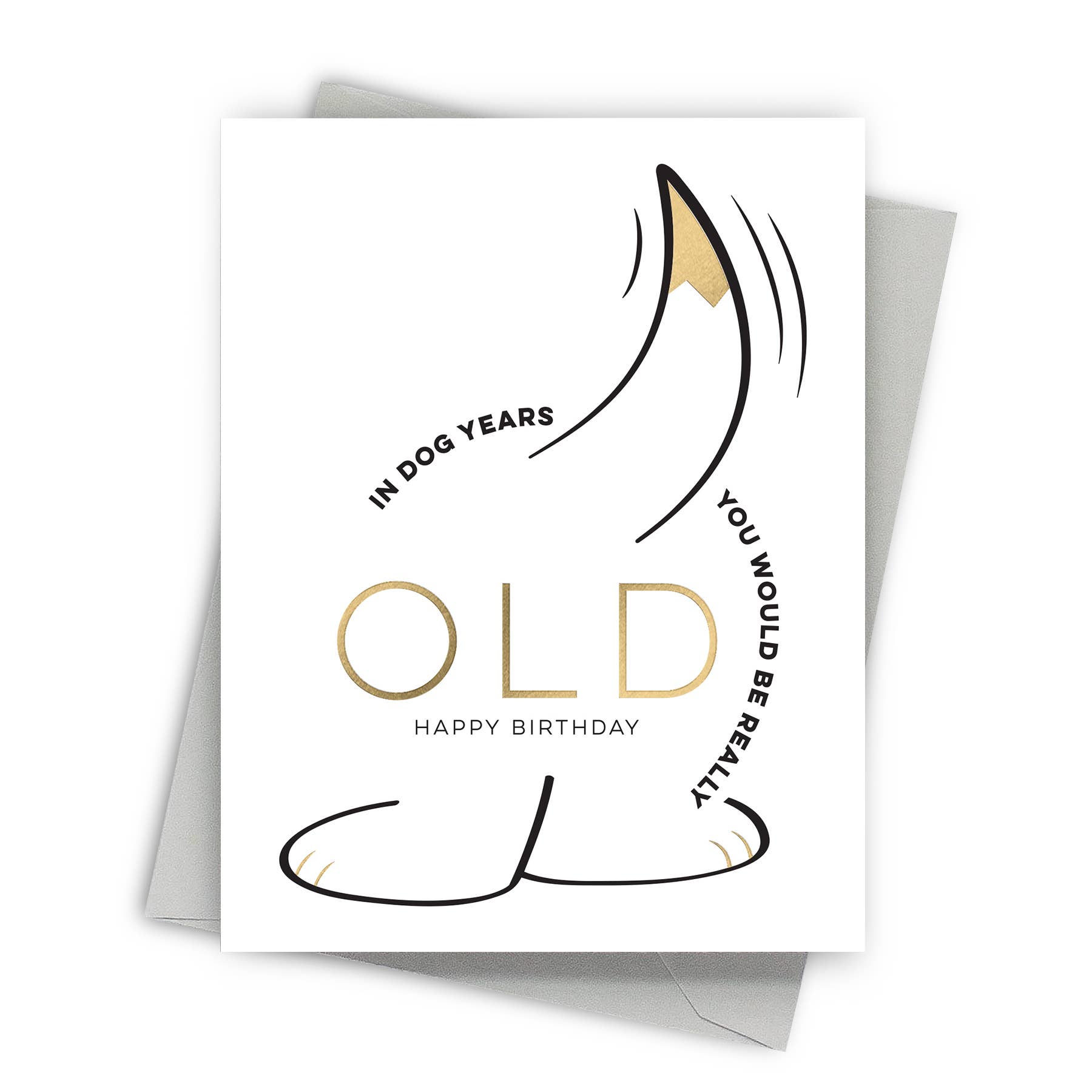 In Dog Years – Funny Birthday Card - Mellow Monkey