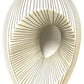 Artura - Handcrafted Porcelain Vase - White with Black Dotted Lines - 4.7 x 6.3 x 8.7 in - Mellow Monkey
