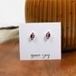 Football Stud Acrylic Earrings - Mellow Monkey