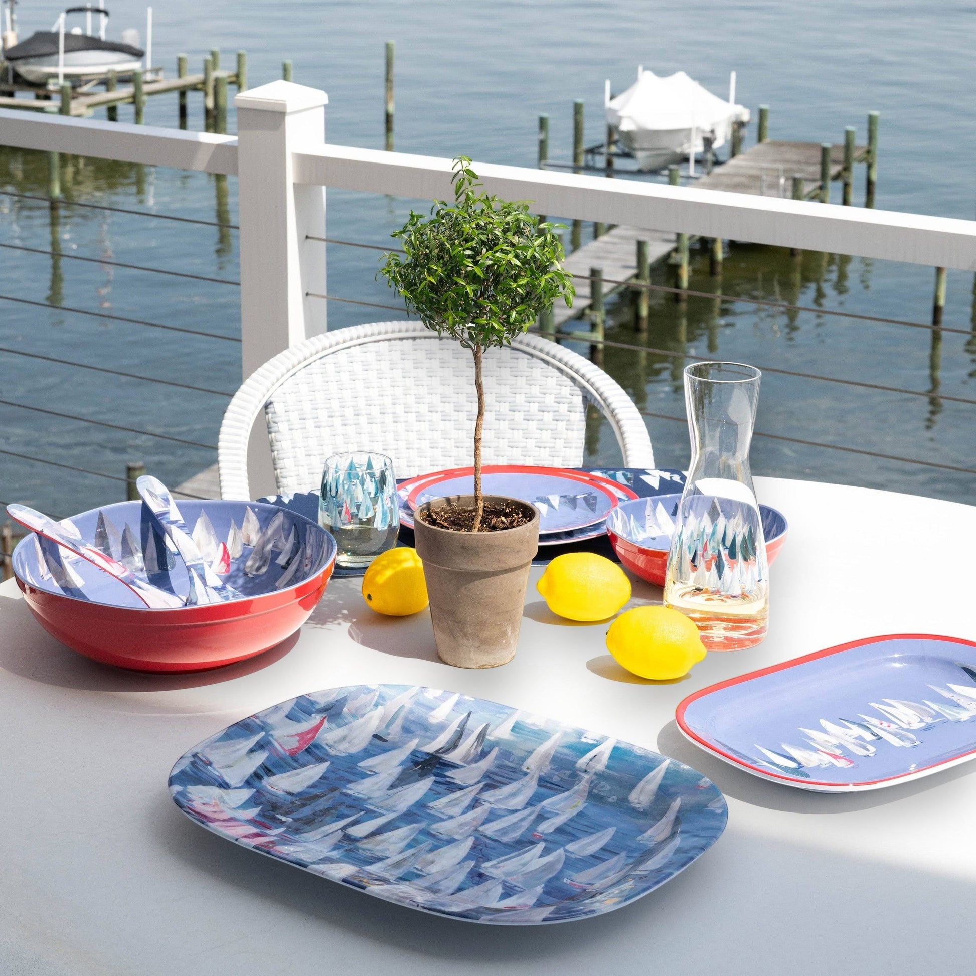 Melamine Platter - Race Day: Default Title - Mellow Monkey