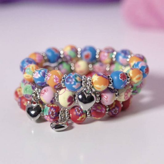 Kids Clay Beaded Bracelet