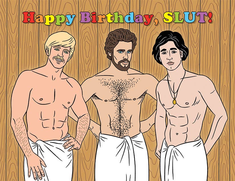 Happy Birthday Slut Card - Mellow Monkey