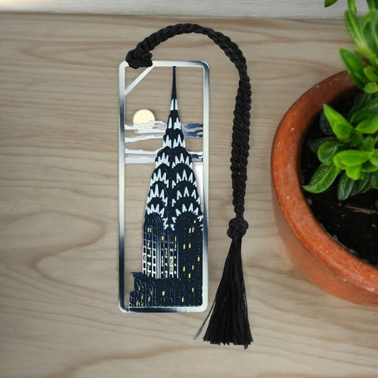 Chrysler Building - Metal Bookmark - Mellow Monkey