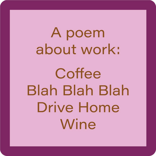 Xmas Punctuation - Coaster - 4-in - Mellow Monkey