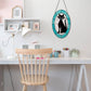 Tiffany-Style Black Cat Stained Glass Window Panel - 17-in - Mellow Monkey