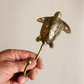 Brass Sea Turtle Wall Hook
