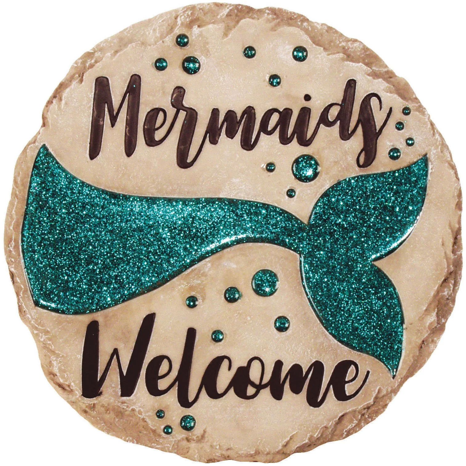Mermaids Welcome - Mermaid Tail Stepping Stone - Mellow Monkey