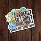 I Crochet So I Don't Choke People - Vinyl Decal Sticker - Mellow Monkey