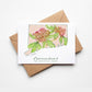 Connecticut Mountain Laurel State Flower Folded Notecard - Mellow Monkey