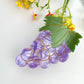 Black Pearl-like Grape Acetate Hair Claw Clip: Purple - Mellow Monkey