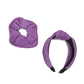 Terry Cloth Topknot Headband and Scrunchie Set - Mellow Monkey