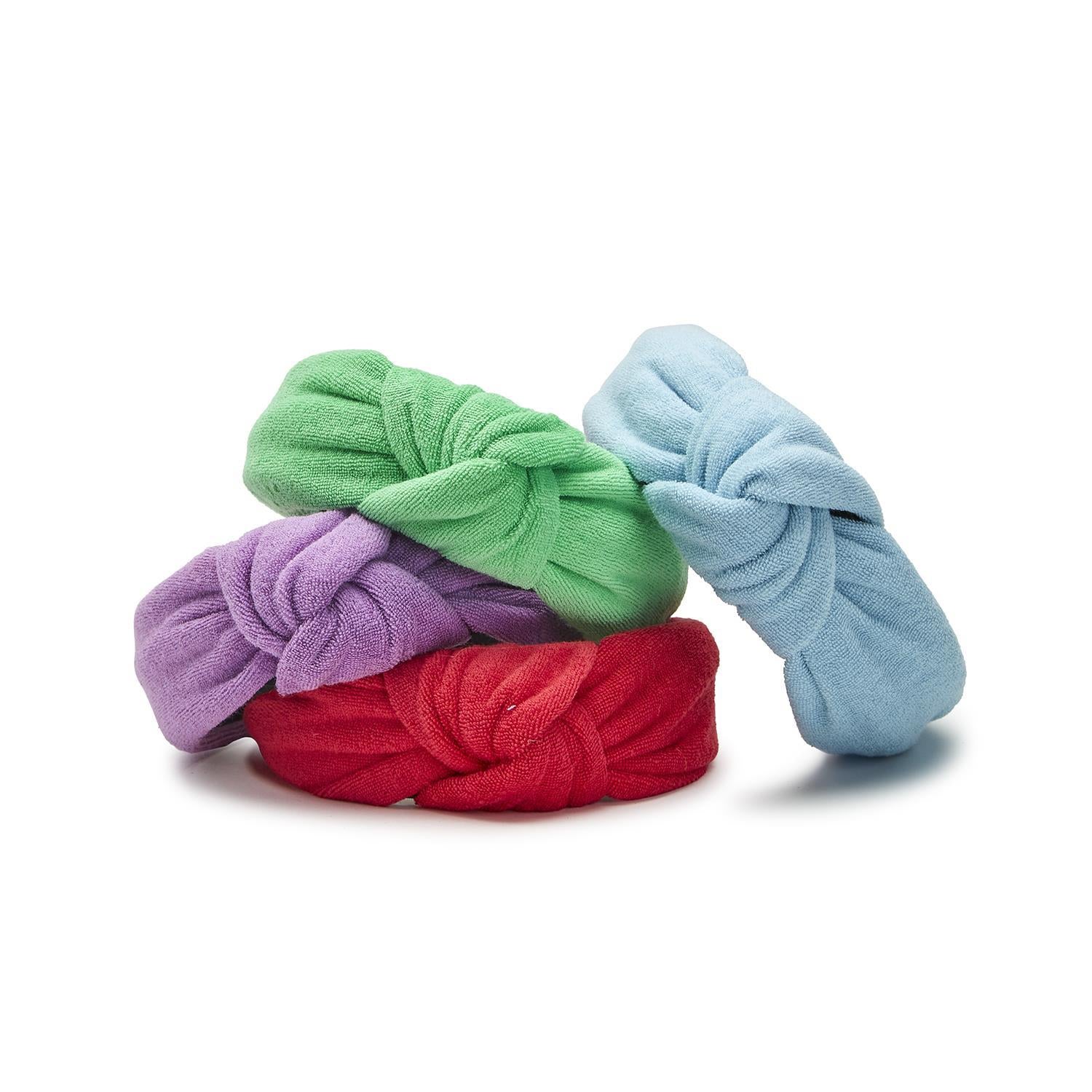 Terry Cloth Topknot Headband and Scrunchie Set - Mellow Monkey