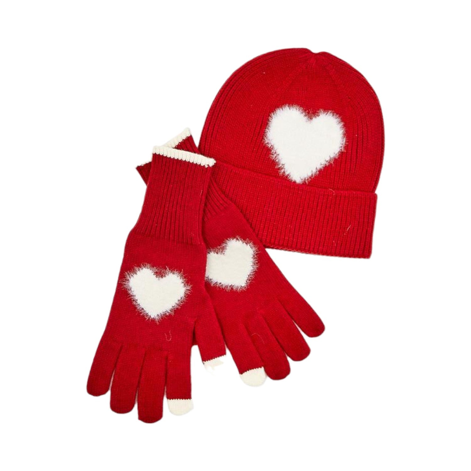 Lots of Love Hat and Glove Set - Mellow Monkey