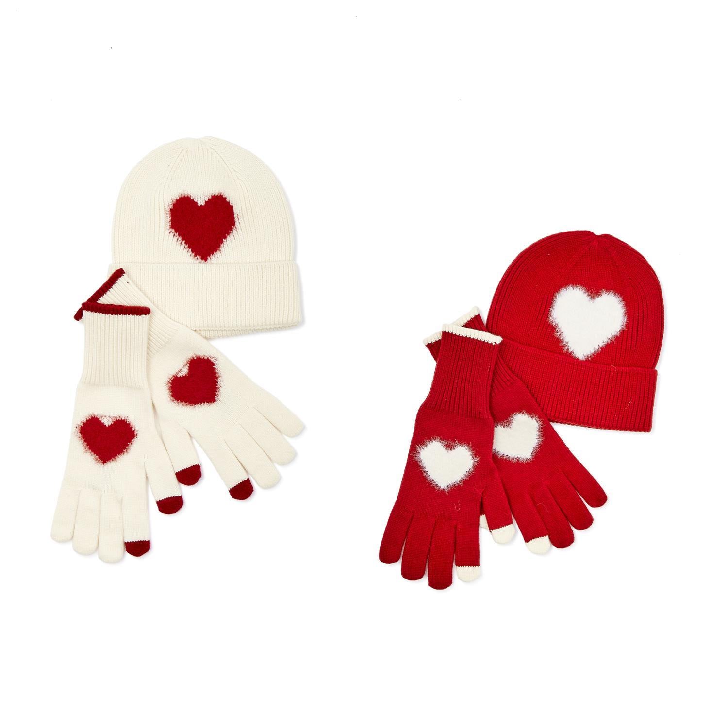 Lots of Love Hat and Glove Set - Mellow Monkey