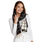 Black and White Double Sided - Scarf - Mellow Monkey