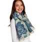 Gallery Floral Motif Double Sided - Softer Than Cashmere - Shawl - Mellow Monkey