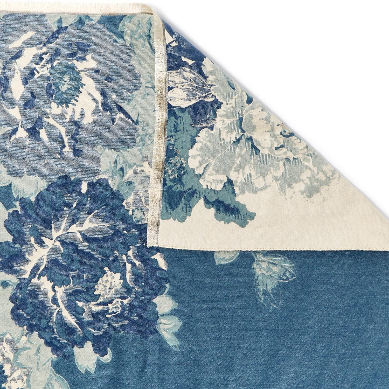 Gallery Floral Motif Double Sided - Softer Than Cashmere - Shawl - Mellow Monkey