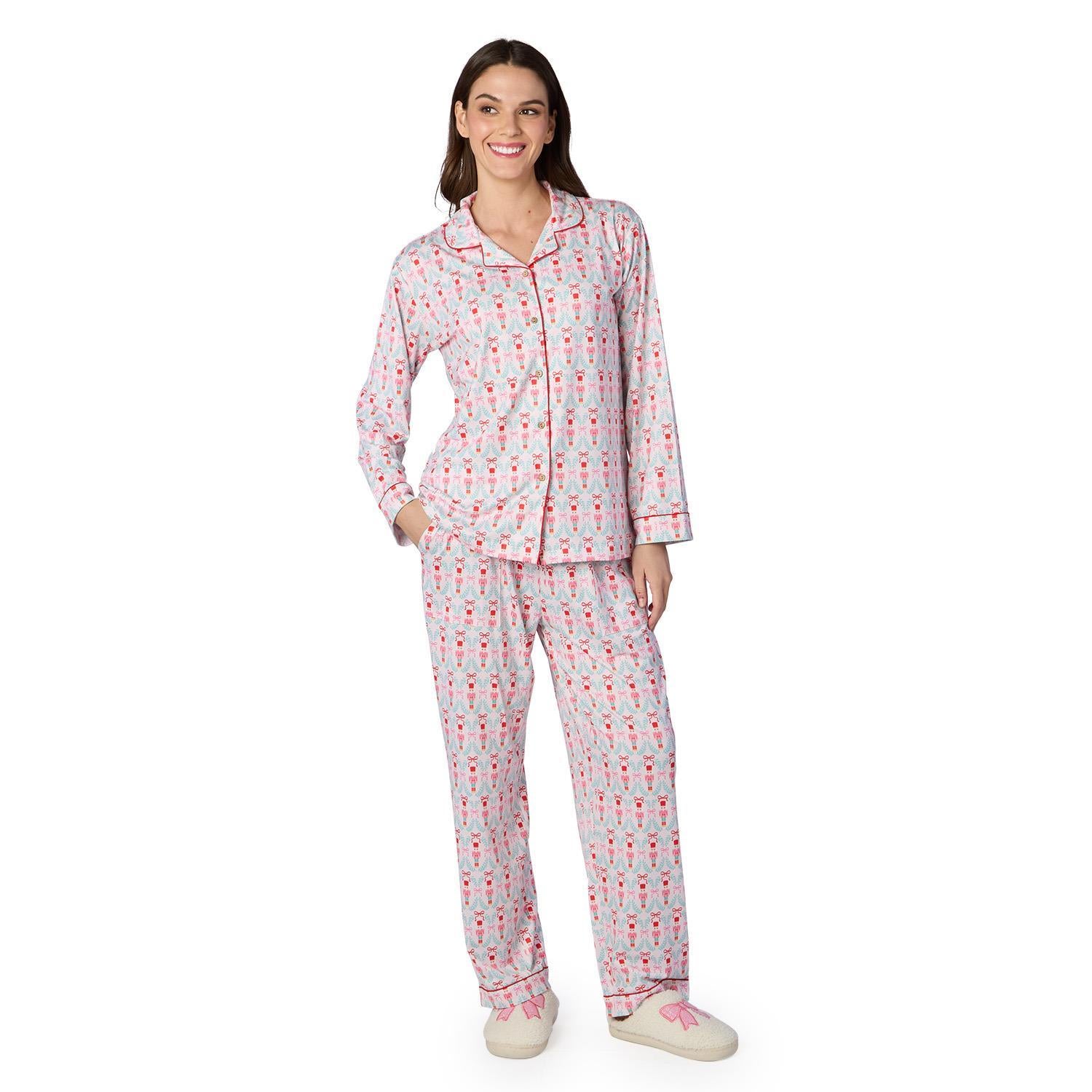 Nutcracker Party Jersey Pajama Set in Gift Bag - Mellow Monkey