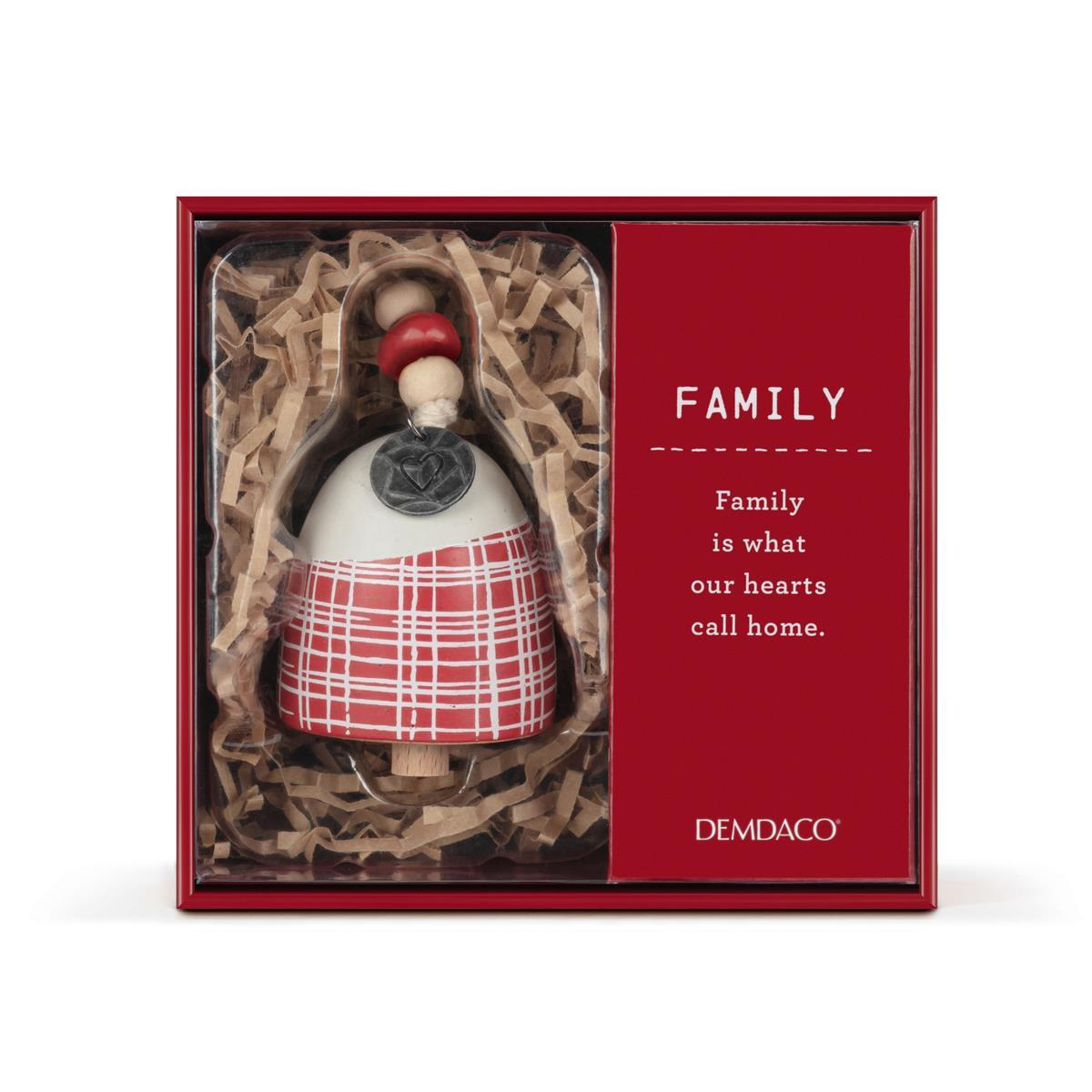 Family - Mini Holiday Bell - 2-in - Mellow Monkey