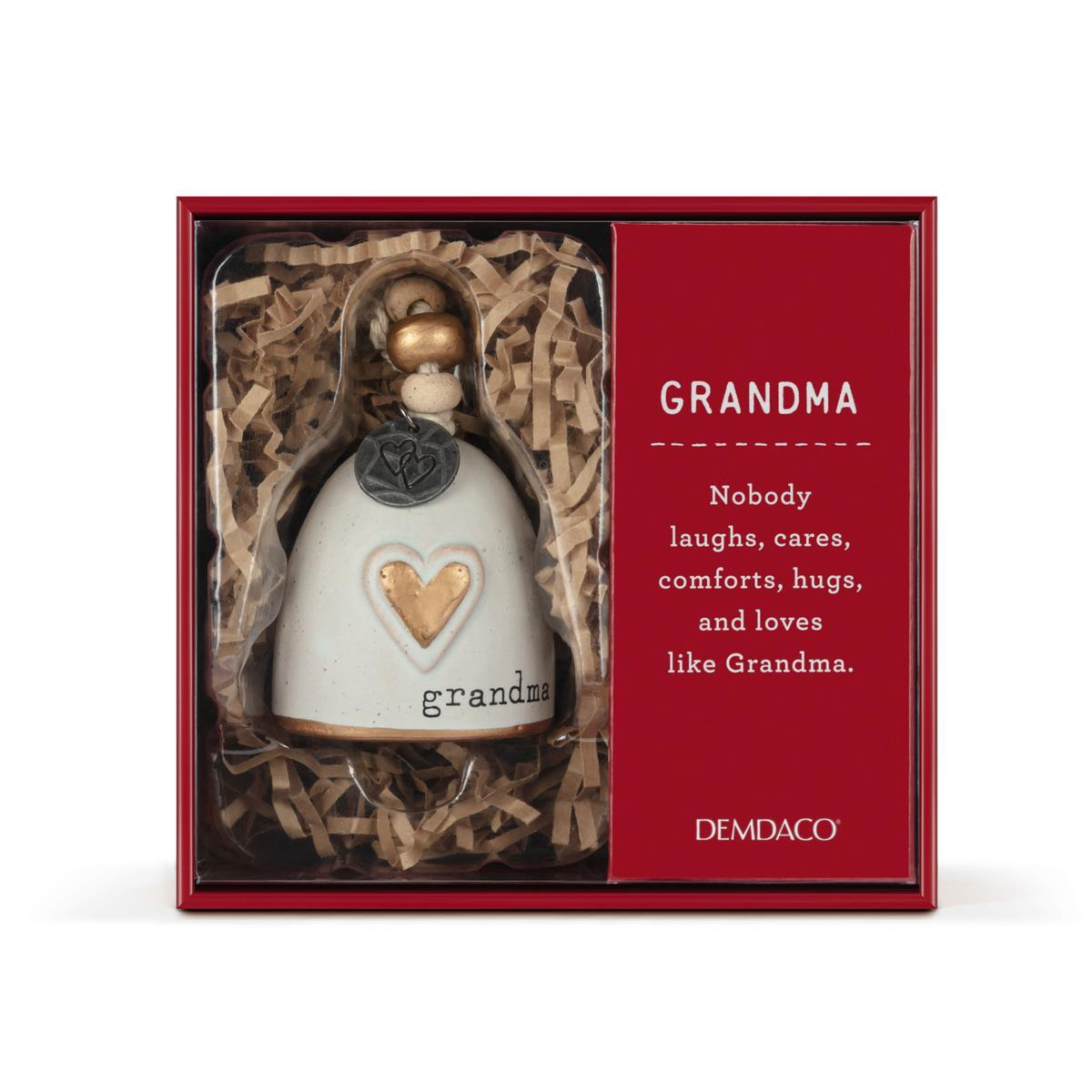 Grandma - Mini Holiday Bell - 2-in - Mellow Monkey