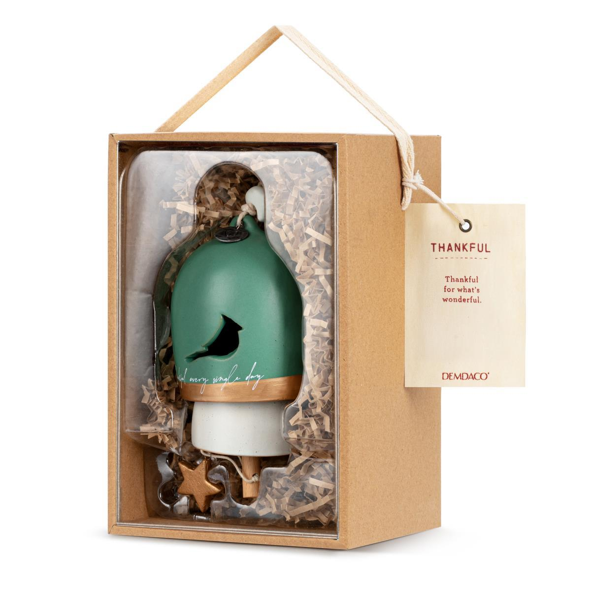 Thankful - Holiday Bell - 8-in - Mellow Monkey