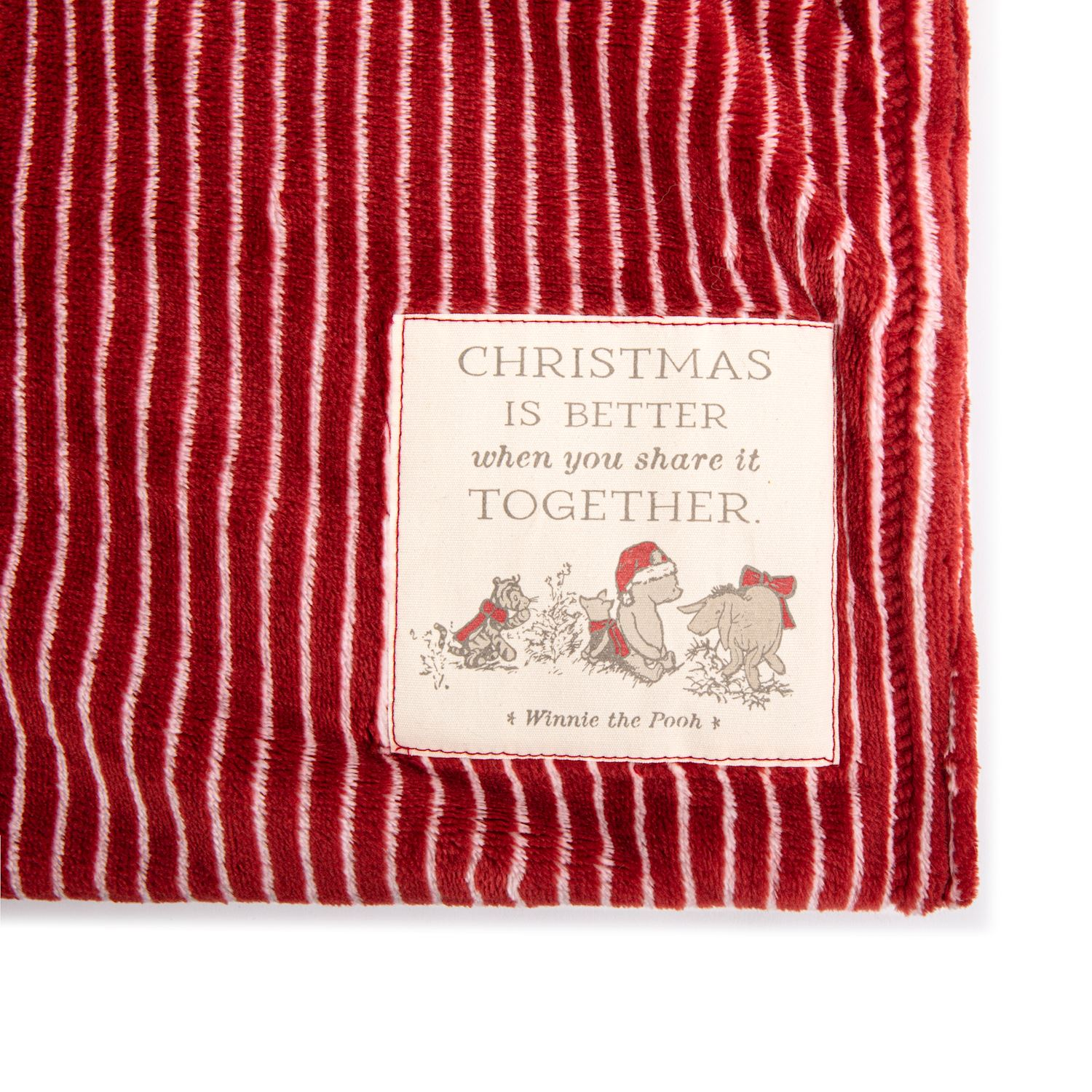 Winnie The Pooh Christmas Better Together Foot Pocket Blanket - 70-in - Mellow Monkey