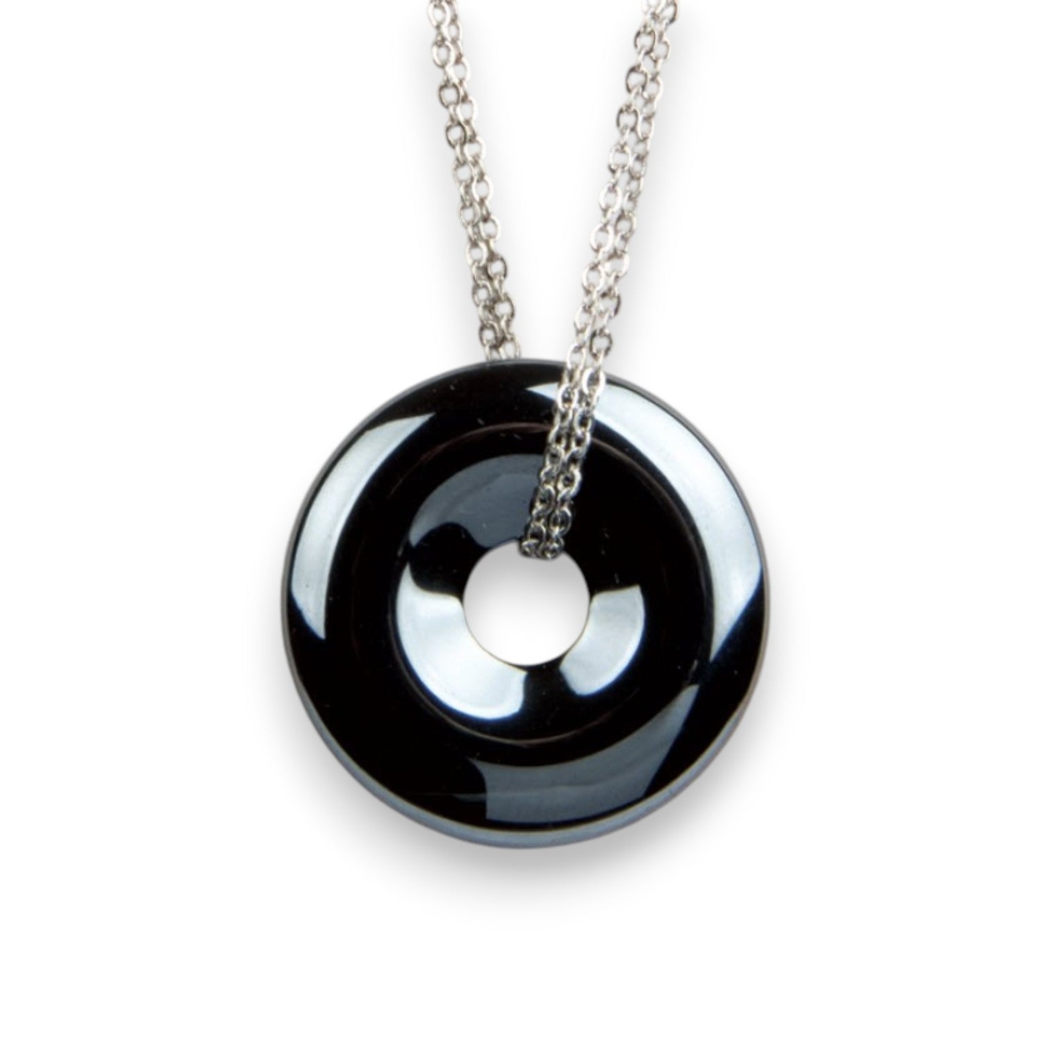 Hematite Wheel Necklace - Mellow Monkey