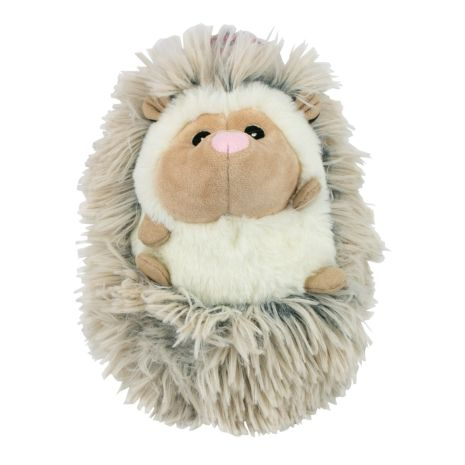 Real Feel Fluffy Holiday Hedgehog Pet Dog Toy with Squeaker - Mellow Monkey