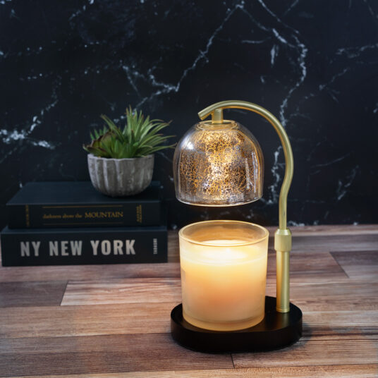 Mercury Glass Candle Warmer Lamp - Mellow Monkey
