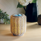Grey Wicker Illumination Fragrance Warmer - Mellow Monkey