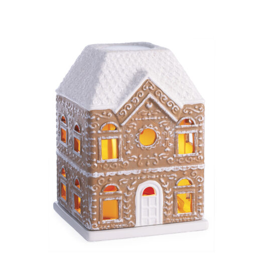 Gingerbread House Canopy Fragrance Warmer - Mellow Monkey
