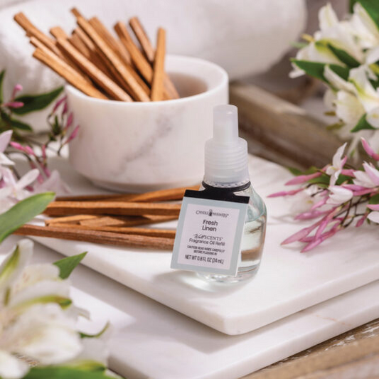 Fresh Linen - WallScents Fragrance Oil - 24-mL Refill - Mellow Monkey