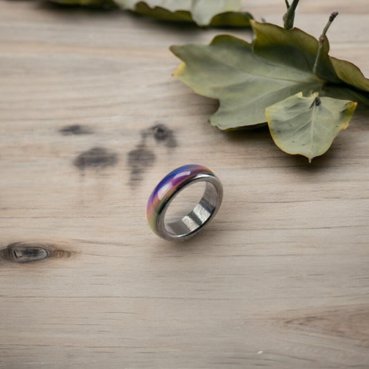 Hematite Mood Ring - Mellow Monkey