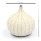 Tiny Congo - Handcrafted Porcelain Bud Vase - White with Stripes - 2.5 x 2.5 x 2.6 in - Mellow Monkey