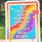 Be patient with yourself sticker hydroflask planner: Holographic - Mellow Monkey