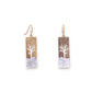 Tree Of Life Scratch Metal Finish Cutout Earrings - Gold and Silver - Mellow Monkey