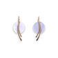 Comet - Two Tone Scratch Finish Earrings - Mellow Monkey